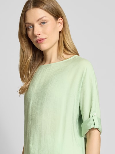 OPUS Relaxed Fit Blusenshirt mit 3/4-Arm Modell 'Sumana' Hellgruen 3