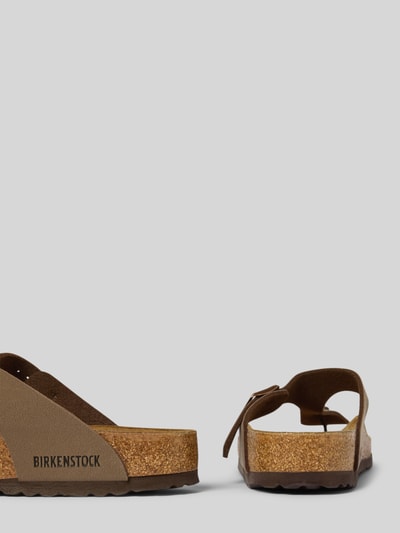 Birkenstock Slides mit Dornschließe Modell 'Arizona' Mittelbraun 2