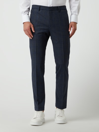 Pierre Cardin Regular fit pantalon met scheerwol, model 'Rick'  Blauw - 4