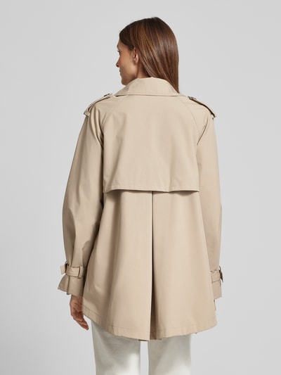 WHITE LABEL Kurzmantel mit Reverskragen Beige 5