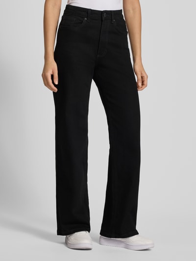 Only Wide Fit Jeans aus Baumwoll-Mix Modell 'JUICY' Black 4