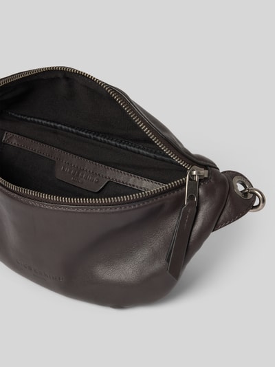 LIEBESKIND BERLIN Bauchtasche mit Logo-Prägung Modell 'Tavia' Dunkelbraun 5