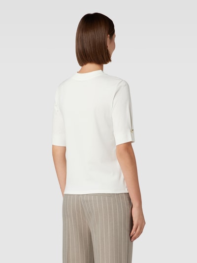 Marc Cain T-shirt met sierknopen Offwhite - 5