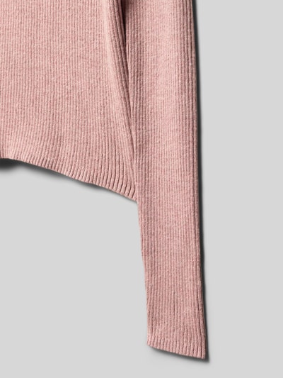 Mango Strickpullover mit Knopfleiste Modell 'willow' Rosa 2