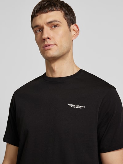 ARMANI EXCHANGE T-shirt met ronde hals Zwart - 3