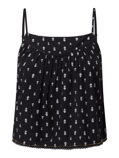Superdry Top aus Viskose  Schwarz 2
