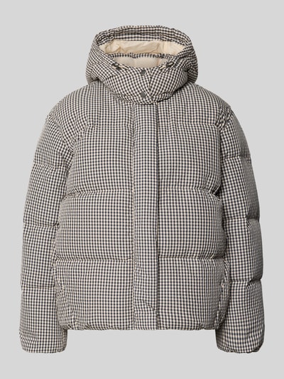 Levi's® 300 Regular Fit Puffer Jacket mit Allover-Muster Modell 'BUBBLE' Mittelbraun 1
