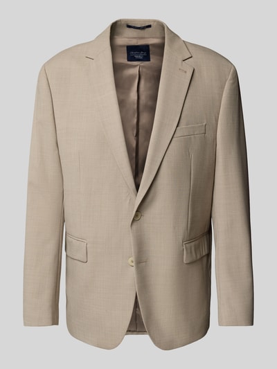Christian Berg Men Regular Fit Sakko aus Woll-Mix mit 2-Knopfleiste Beige 2