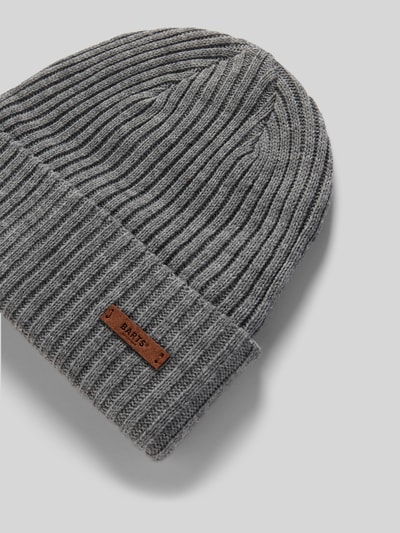 Barts Beanie mit Label-Detail Modell 'WILBERT' Silber 2