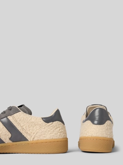 Marc O'Polo Lage sneakers met runderleer  Middengrijs - 2