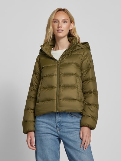 Tommy Hilfiger Kurtka puchowa ze stójką Khaki 4