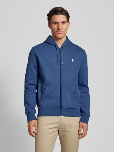 Polo Ralph Lauren Sweatjacke mit Kapuze Bleu Melange 4