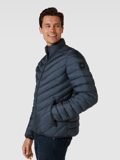 Tom Tailor Gewatteerd jack met structuurmotief Marineblauw - 3