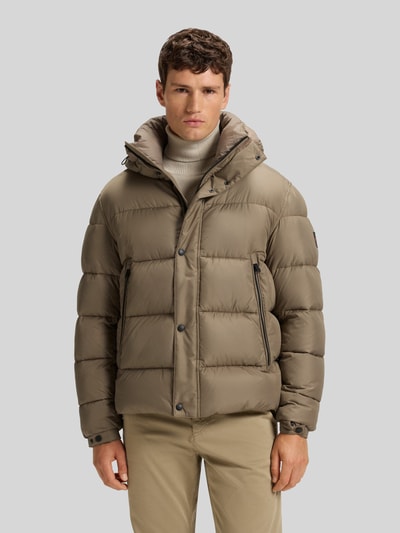 BOSS Orange Regular fit gewatteerd jack van waterafstotend materiaal, model 'OMARIS' Olijfgroen - 4