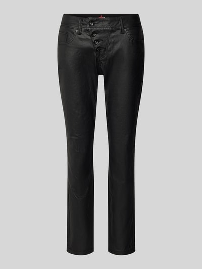 Buena Vista Skinny Fit Hose in Leder-Optik Modell 'Malibu' Black 2