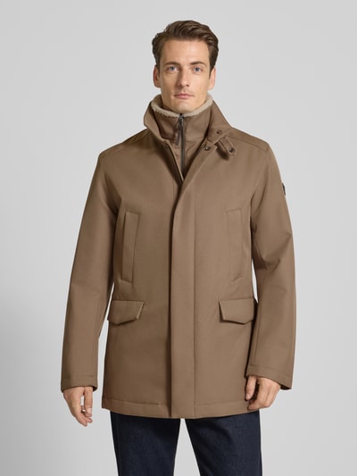 JOOP! Collection Lange jas met klepzakken, model 'DARRY' Beige - 4