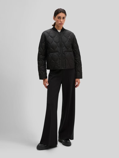 Marc O'Polo relaxed fit bomberjack met gewatteerde structuur Zwart - 1