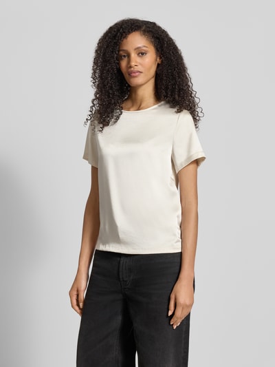 Weekend Max Mara Regular fit T-shirt met lyocellgehalte model 'ZONA' Offwhite - 4