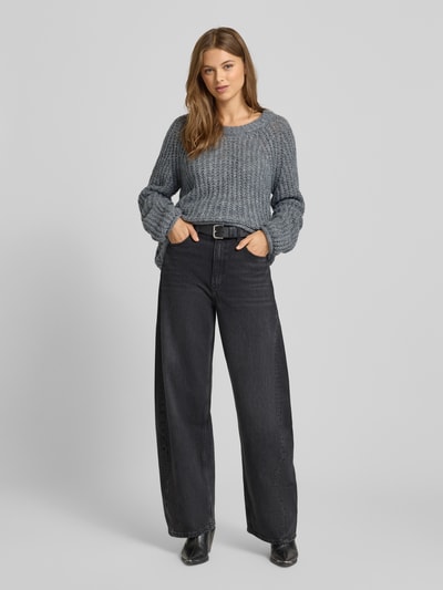 Smith and Soul Relaxed Fit Strickpullover mit Mohair-Anteil Dunkelgrau 1