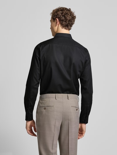 ETERNA Slim Fit Business-Hemd mit Knopfleiste Black 5