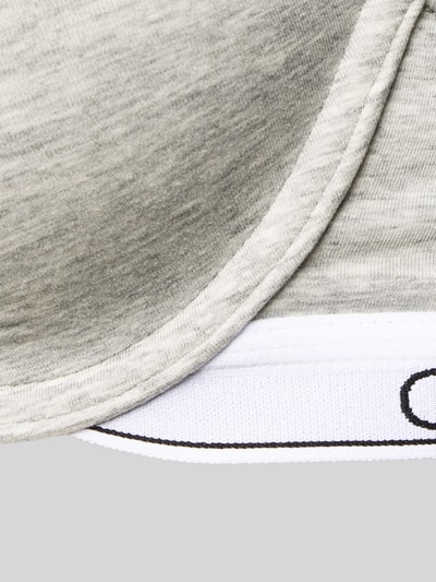 Calvin Klein Underwear BH mit Label-Spaghettiträgern Modell 'Demi' Hellgrau 2