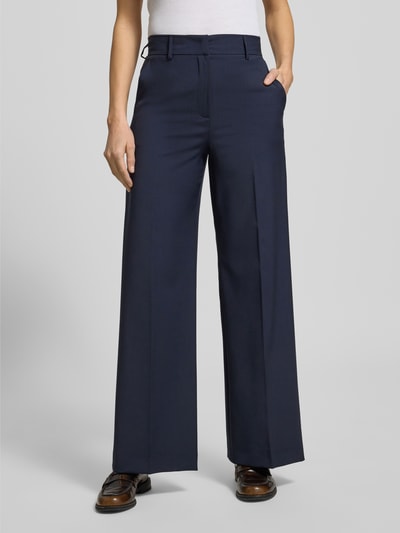Weekend Max Mara Regular Fit Bundfaltenhose aus reiner Schurwolle Modell 'VISIVO' Marine 4