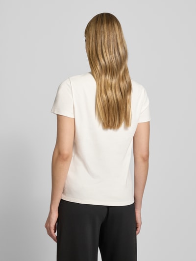 Marc Cain T-shirt met motief en ronde hals Wit - 5