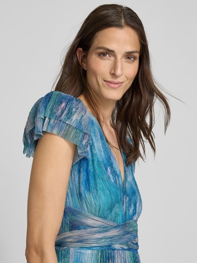 Swing Abendkleid mit Taillenpasse Ocean 3