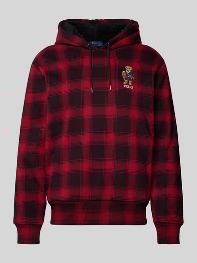 Polo Ralph Lauren Hoodie mit Label-Stitching Rot 2