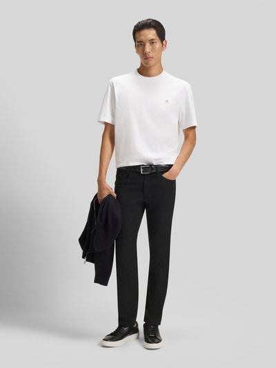 BOSS Slim Fit Hose aus Baumwoll-Mix Modell 'DELAWARE5' Black 1