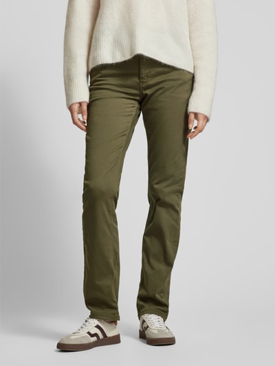 MAC Straight Fit Jeans im 5-Pocket-Design Khaki 4