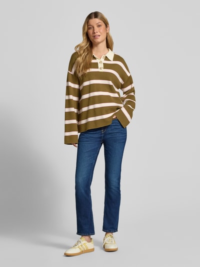 Garcia Straight Fit Jeans aus Baumwoll-Mix Modell 'Celia' Blau 1