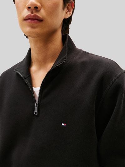 Tommy Hilfiger Regular fit schipperstrui van katoenmix Zwart - 3