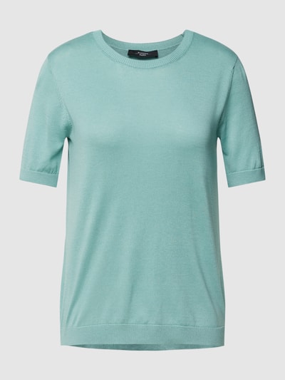 Weekend Max Mara T-shirt z imitacji dzianiny Limonkowy 2