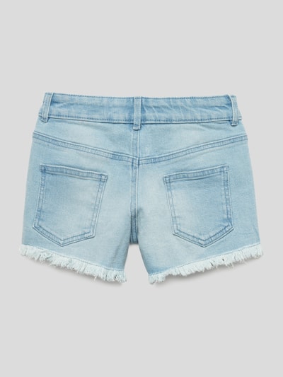 Tom Tailor Jeansshorts mit ausgefransten Abschlüssen Hellblau 3