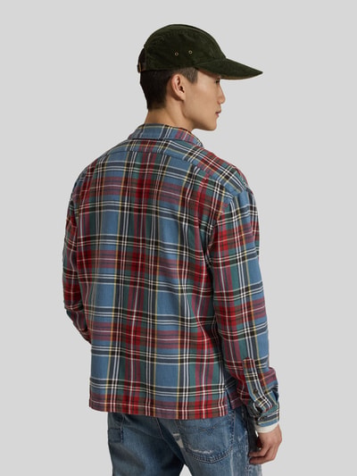 Polo Ralph Lauren Regular Fit Flanellhemd mit Brusttaschen Marine 5
