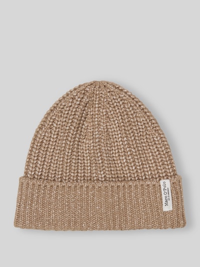 Marc O'Polo Mütze mit breitem Umschlag Camel 1