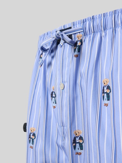 Polo Ralph Lauren Underwear Relaxed Fit Pyjama-Hose aus reiner Baumwolle Blau 2