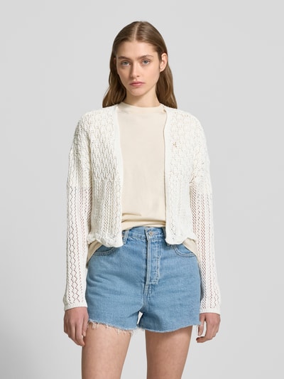 Only Regular Fit Bolero aus Ajour-Strick Modell 'NOLA' Offwhite 4