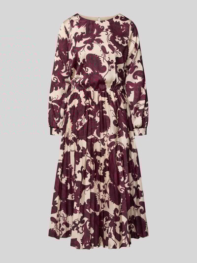 Rinascimento Cocktailkleid mit Rundhalsausschnitt Bordeaux 2