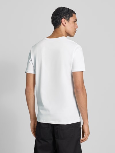 Alpha Industries T-Shirt mit Label-Print Weiss 5