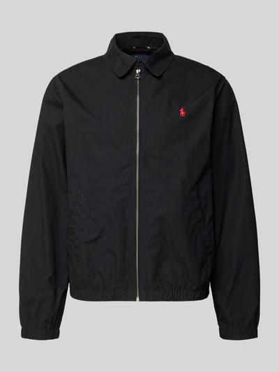 Produktfoto, Regular Fit Blouson aus reiner Baumwolle von Polo Ralph Lauren, Optik: Unifarben, Umlegekragen, Reißverschluss, Logo-Detail, langarm, seitliche Eingrifftaschen, elastischer Rumpfabschluss, Material: reine Baumwolle.