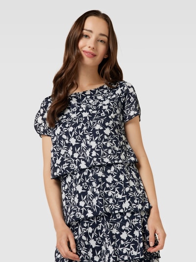 Betty Barclay Knielange jurk in laagjeslook Marineblauw - 3