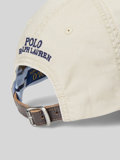 Polo Ralph Lauren Cap aus Baumwoll-Mix mit Logo-Stitching Beige 3