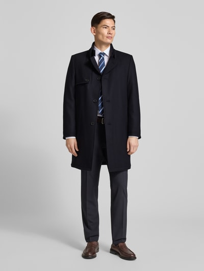 Drykorn Kurzmantel mit Umlegekragen und Knopfleiste Modell 'SKOPJE' Marine 1