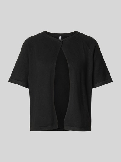 Pieces Regular Fit Cardigan mit 1-Knopf-Verschluss Modell 'BREE' Black 2