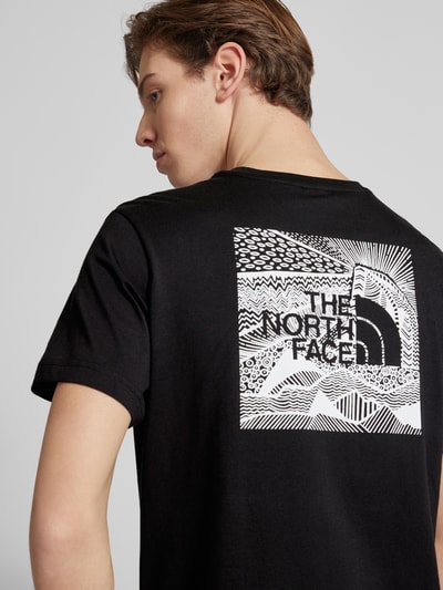 The North Face T-shirt met labelprint Zwart - 3