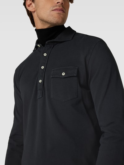 Polo Ralph Lauren Classic Fit Poloshirt mit Knopfleiste Black 3