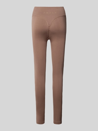 FNTSY Legging met elastische band, model 'Active' Taupe - 3