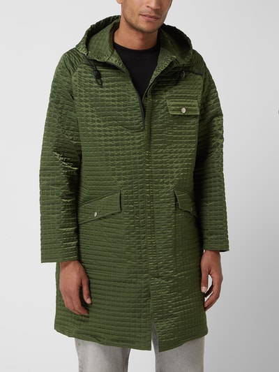 DOPPI AA Parka mit Kapuze Modell 'Aandali' Olivgrün 4